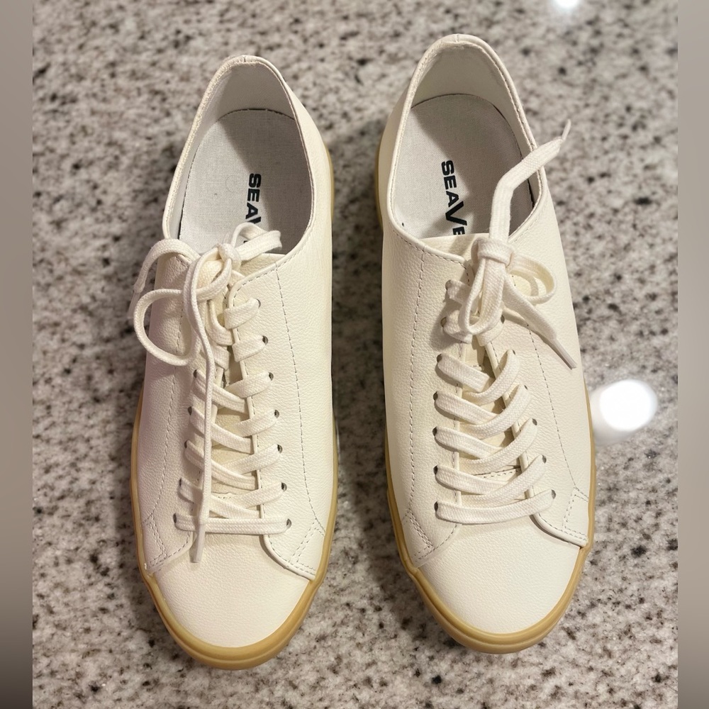 Men’s white SeaVees sneakers